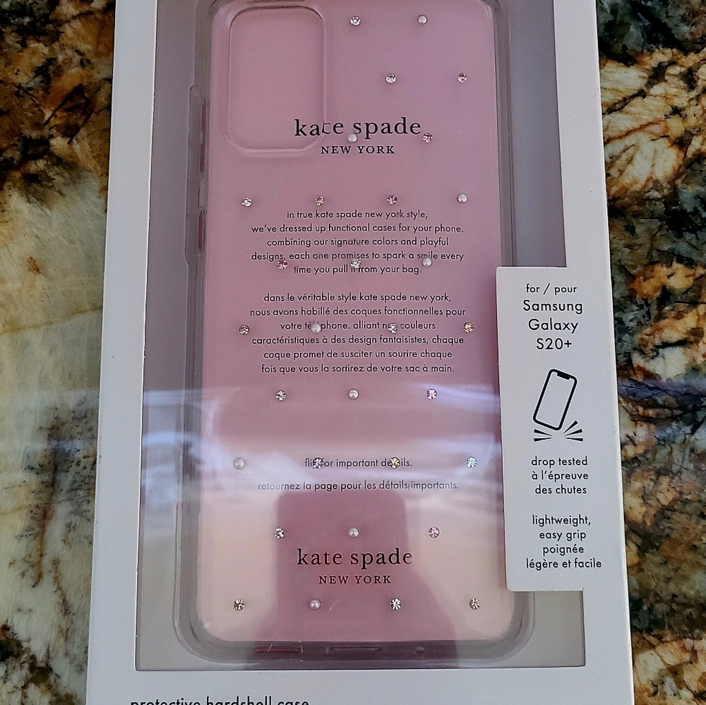 Kate Spade Samsung 20+ clear case